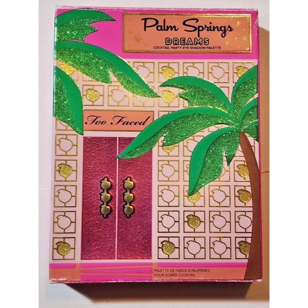 Too Faced Palm Springs Dreams Cocktail Party Eye Shadow Palette 12 Pan Shade NIB